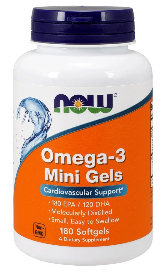 Omega - 3 Mini Gels - 180 softgels - VitaeSupps