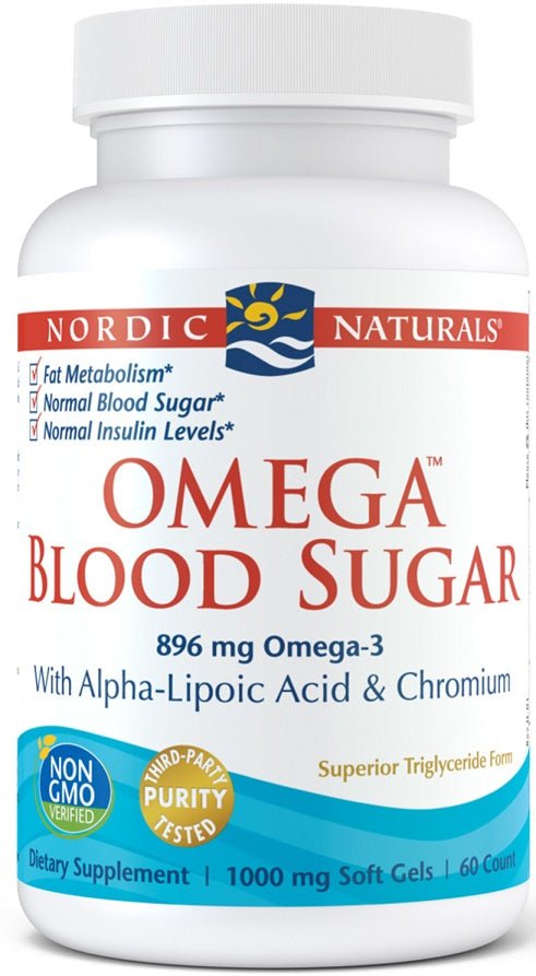 Omega Blood Sugar, 896mg - 60 softgels - VitaeSupps