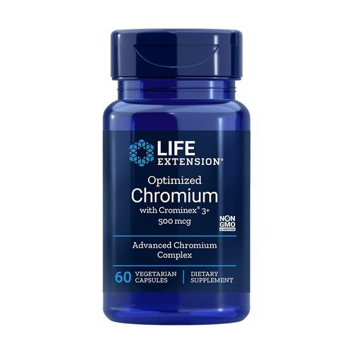Optimized Chromium with Crominex 3+, 500mcg - 60 vcaps - VitaeSupps