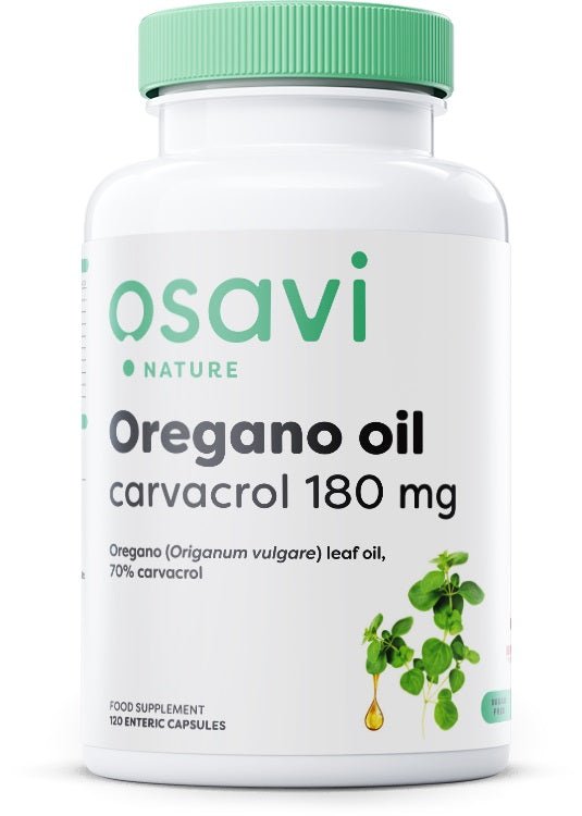Oregano Oil Carvacrol, 180mg - 120 enteric caps - VitaeSupps