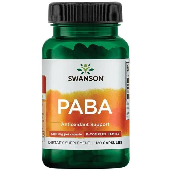 PABA, 500mg - 120 caps - VitaeSupps
