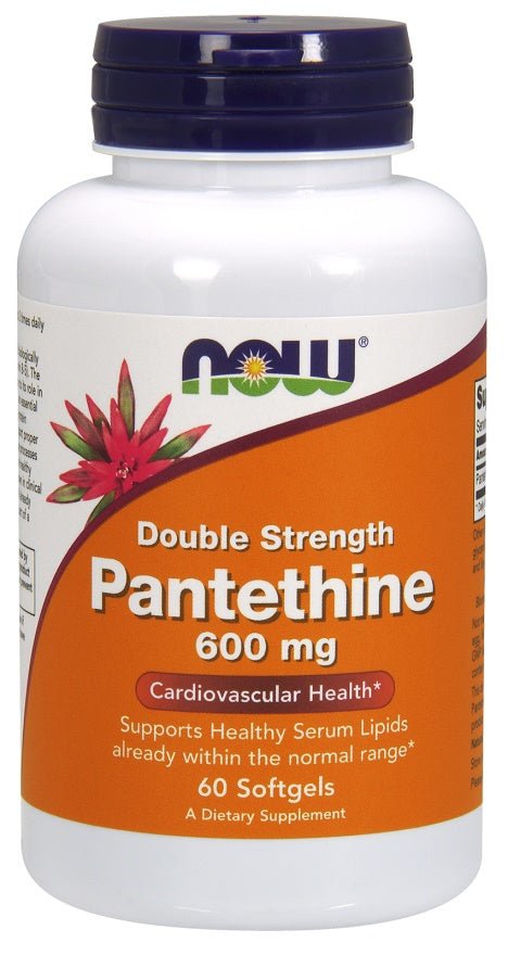 Pantethine, 600mg Double Strength - 60 softgels - VitaeSupps