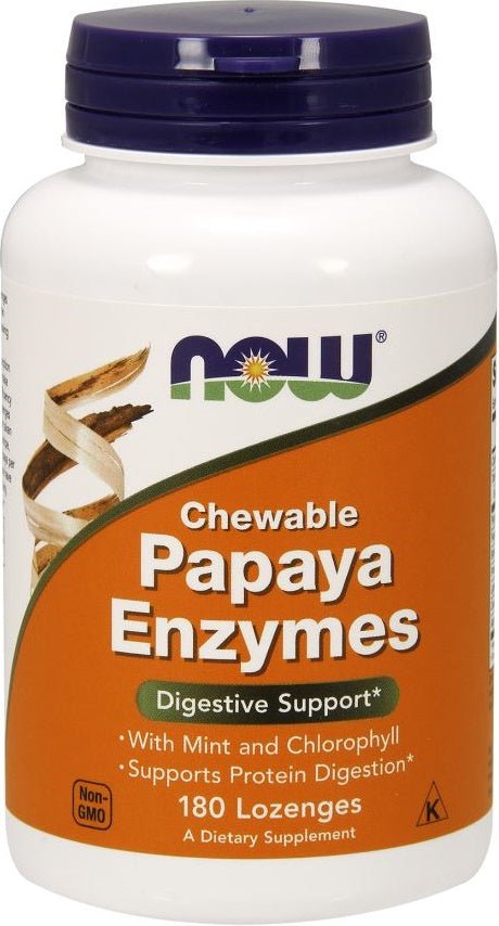 Papaya Enzyme, Chewable - 180 lozenges - VitaeSupps