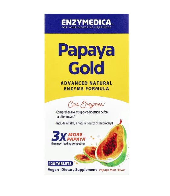 Papaya Gold, Papaya Mint - 120 tablets - VitaeSupps