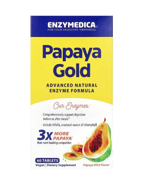 Papaya Gold, Papaya Mint - 60 tablets - VitaeSupps