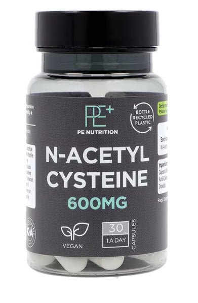 PE Nutrition N - Acetyl Cysteine, 600mg - 30 vcaps - VitaeSupps
