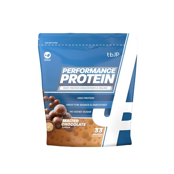 Performance Protein, Malted Chocolate - 1000 grams - VitaeSupps