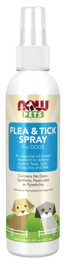 Pets, Flea & Tick Spray for Dogs - 237 ml. - VitaeSupps