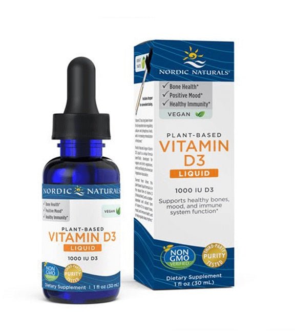 Plant - Based Vitamin D3 Liquid, 1000 IU Apple - 30 ml. - VitaeSupps