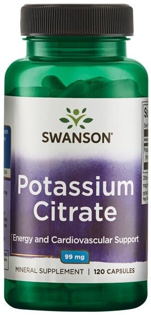 Potassium Citrate, 99mg - 120 caps - VitaeSupps