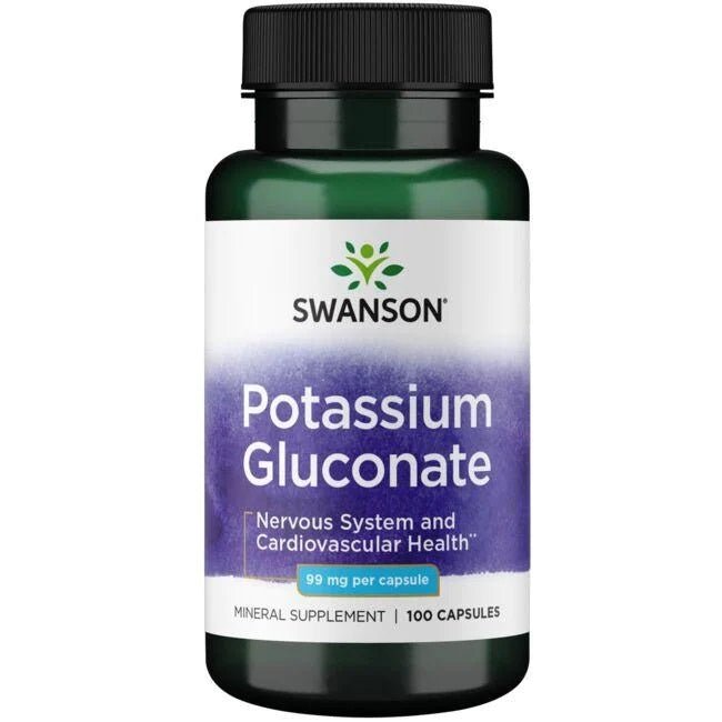 Potassium Gluconate, 99mg - 100 caps - VitaeSupps