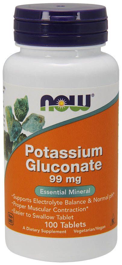 Potassium Gluconate, 99mg - 100 tablets - VitaeSupps