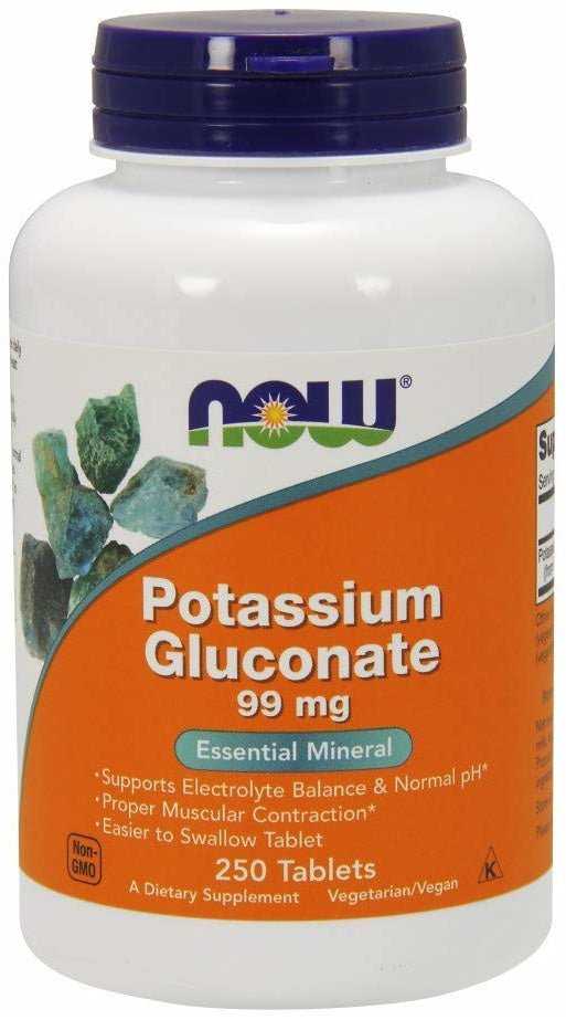 Potassium Gluconate, 99mg - 250 tablets - VitaeSupps