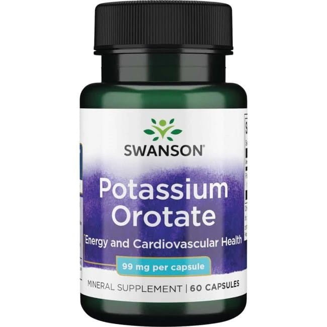 Potassium Orotate, 99mg - 60 caps - VitaeSupps