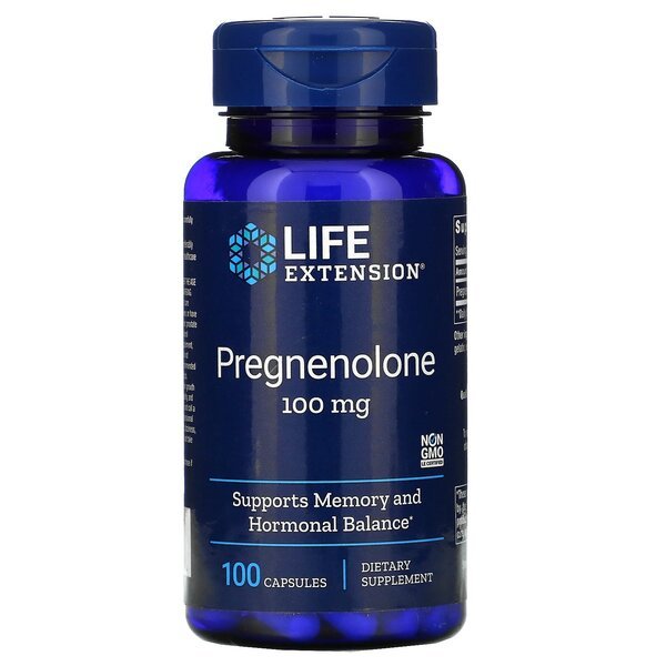 Pregnenolone, 100mg - 100 caps - VitaeSupps