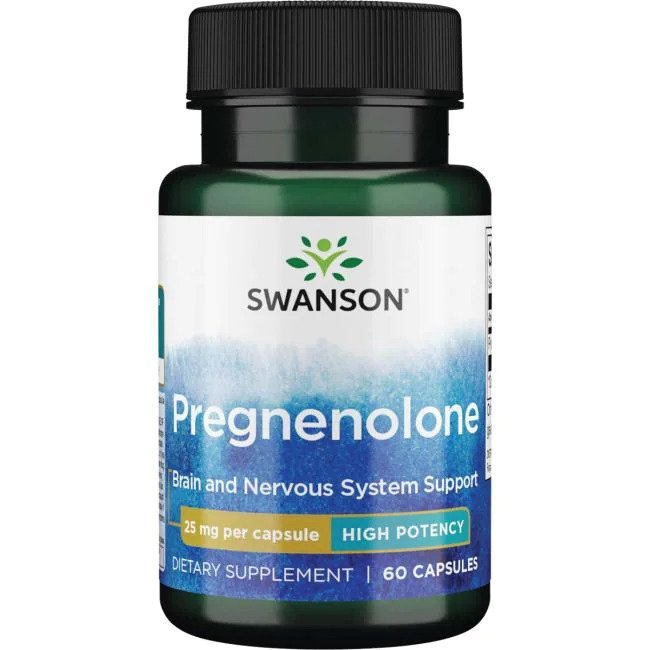 Pregnenolone, 25mg - 60 caps - VitaeSupps