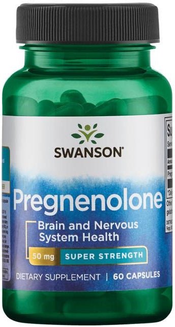 Pregnenolone, 50mg Super - Strength - 60 caps - VitaeSupps