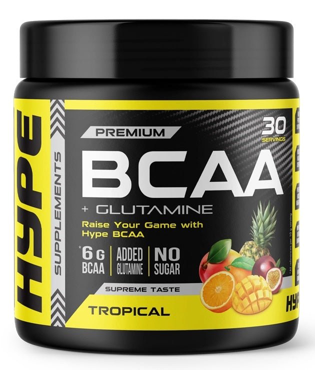 Premium BCAA + Glutamine, Tropical - 300 grams - VitaeSupps