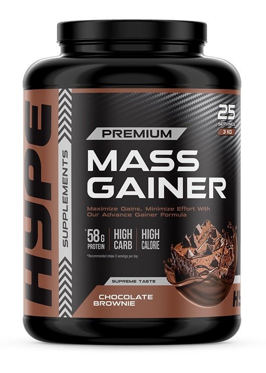 Premium Mass Gainer, Chocolate Brownie - 3000 grams - VitaeSupps