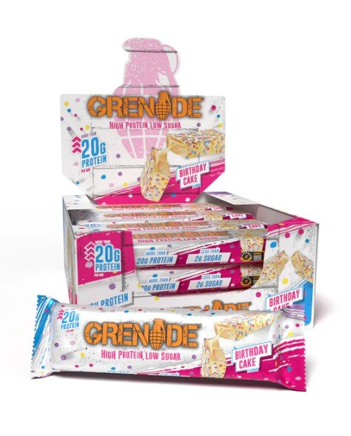 Protein Bars, Birthday Cake - 12 x 60g - VitaeSupps