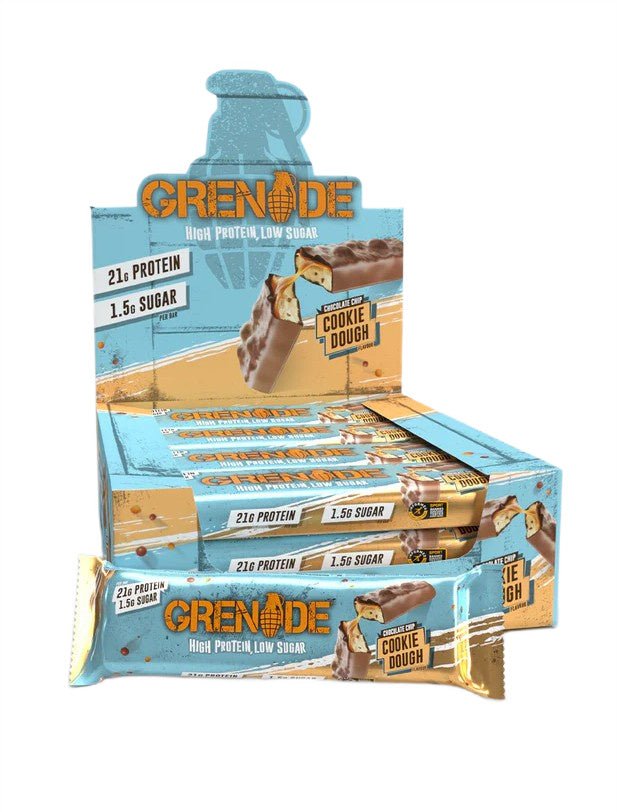 Protein Bars, Chocolate Chip Cookie Dough - 12 x 60g - VitaeSupps