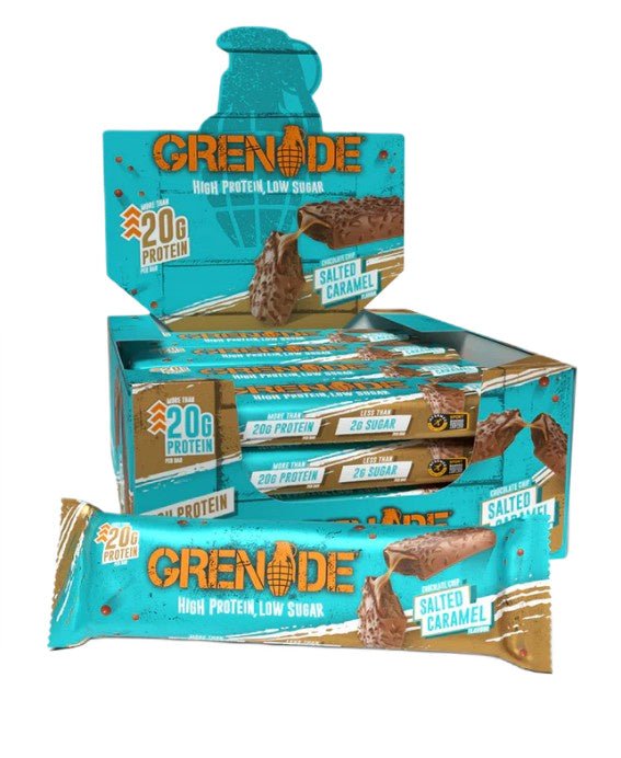 Protein Bars, Chocolate Chip Salted Caramel - 12 x 60g - VitaeSupps
