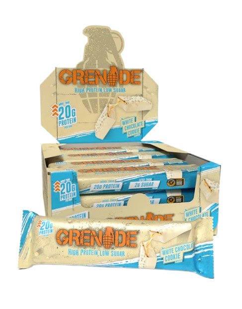Protein Bars, White Chocolate Cookie - 12 x 60g - VitaeSupps