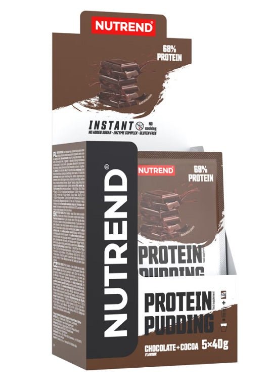 Protein Pudding, Chocolate + Cocoa - 5 x 40g - VitaeSupps