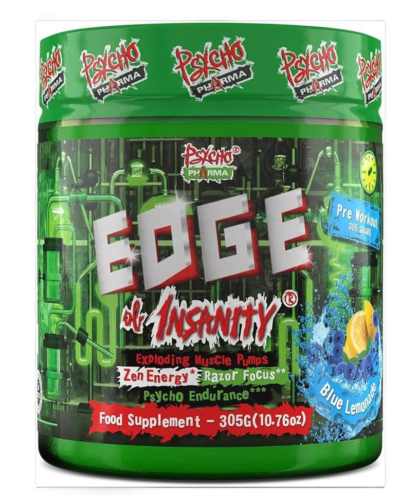 Psycho Pharma Edge Of Insanity, Blue Lemonade - 305 grams - VitaeSupps