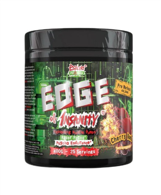 Psycho Pharma Edge of Insanity, Cherry Bomb - 400 grams - VitaeSupps