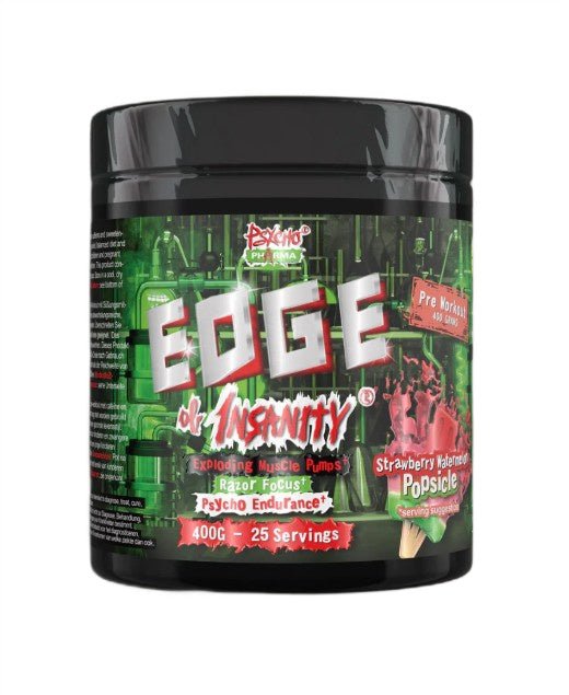 Psycho Pharma Edge of Insanity, Strawberry Watermelon Popsicle - 400g - VitaeSupps