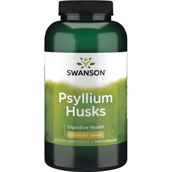 Psyllium Husks, 610mg - 300 caps - VitaeSupps