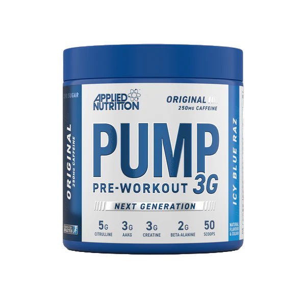 Pump 3G Pre - Workout, Icy Blue Raz - 375 grams - VitaeSupps