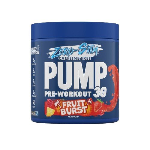 Pump 3G Pre - Workout (Zero Stimulant), Fruit Burst - 375 grams - VitaeSupps