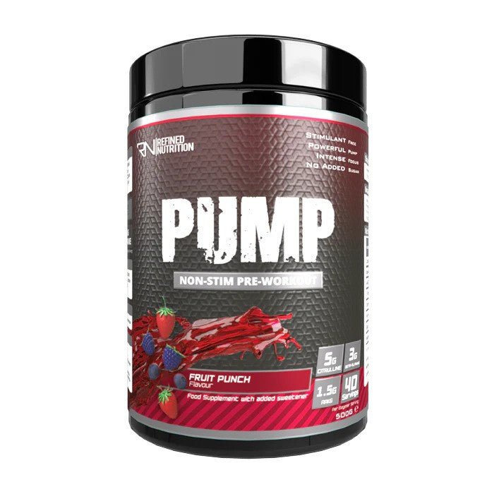 Pump Non - Stim, Fruit Punch - 500 grams - VitaeSupps