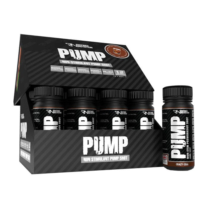 Pump Non - Stim Shot, Crazy Cola - 12 x 60 ml. - VitaeSupps