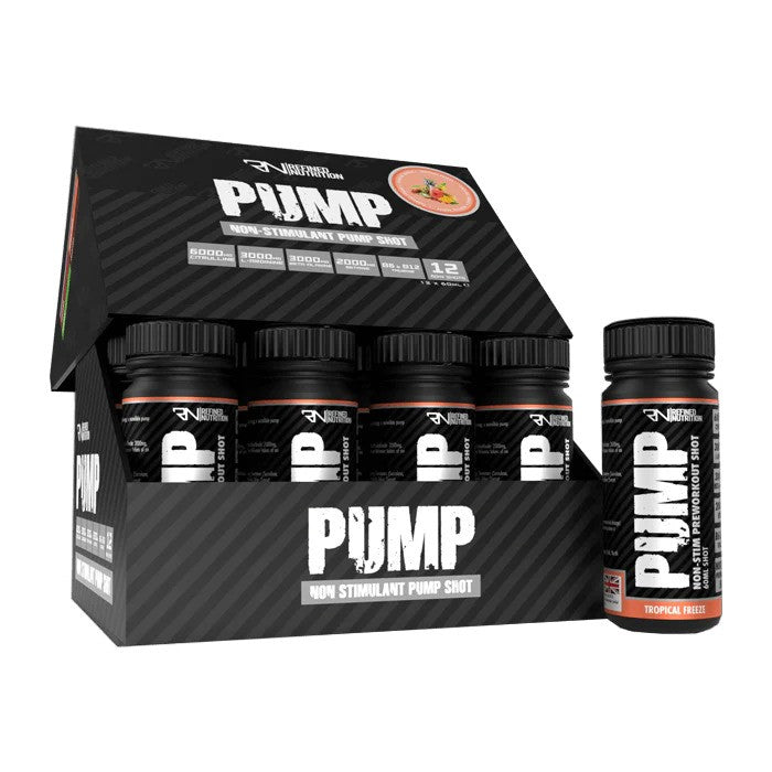 Pump Non - Stim Shot, Tropical Freeze - 12 x 60 ml. - VitaeSupps