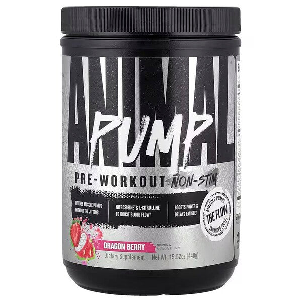 Pump Pre - Workout Non - Stim, Dragon Berry - 440 grams - VitaeSupps