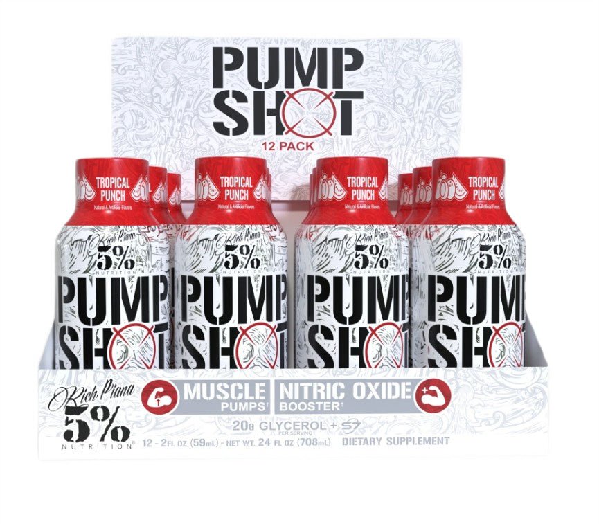 Pump Shot, Tropical Punch - 12 x 59 ml. - VitaeSupps
