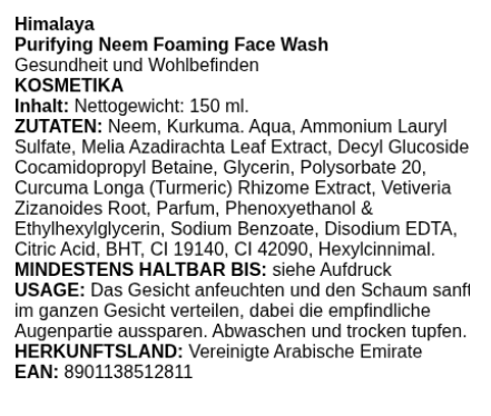 Purifying Neem Foaming Face Wash - 150 ml. - MioVita