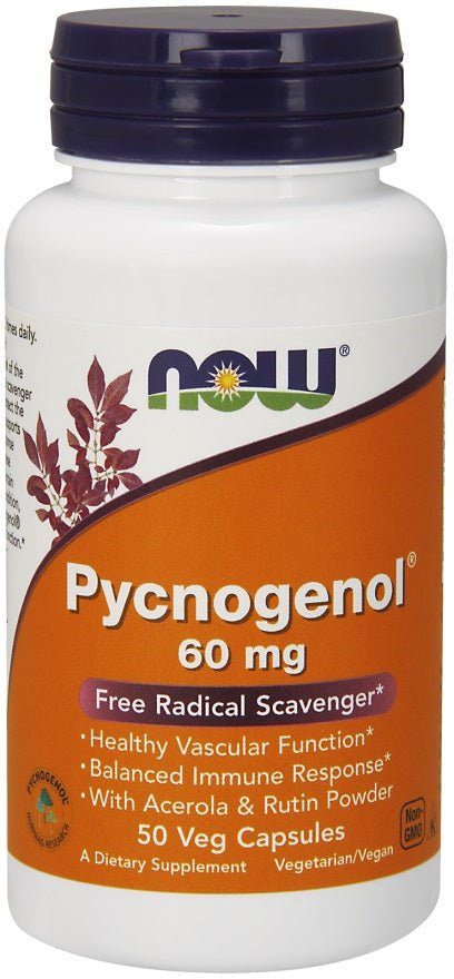 Pycnogenol with Acerola & Rutin Powder, 60mg - 50 vcaps - VitaeSupps