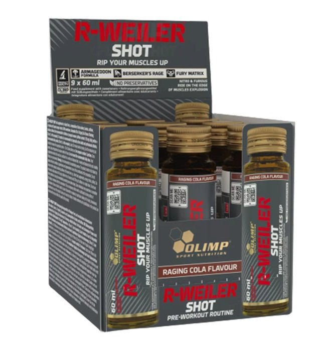 R - Weiler Shot, Raging Cola - 9 x 60 ml. - VitaeSupps