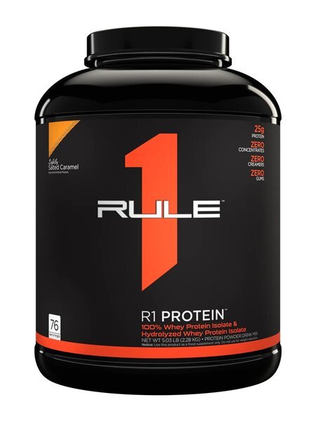 R1 Protein, Lightly Salted Caramel - 2280 grams - VitaeSupps