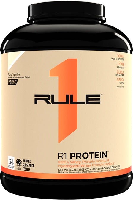 R1 Protein Naturally Flavored, Pure Vanilla - 1950 grams - VitaeSupps