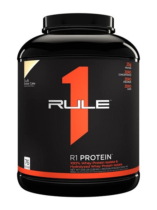 R1 Protein, Vanilla Butter Cake - 2280 grams - VitaeSupps