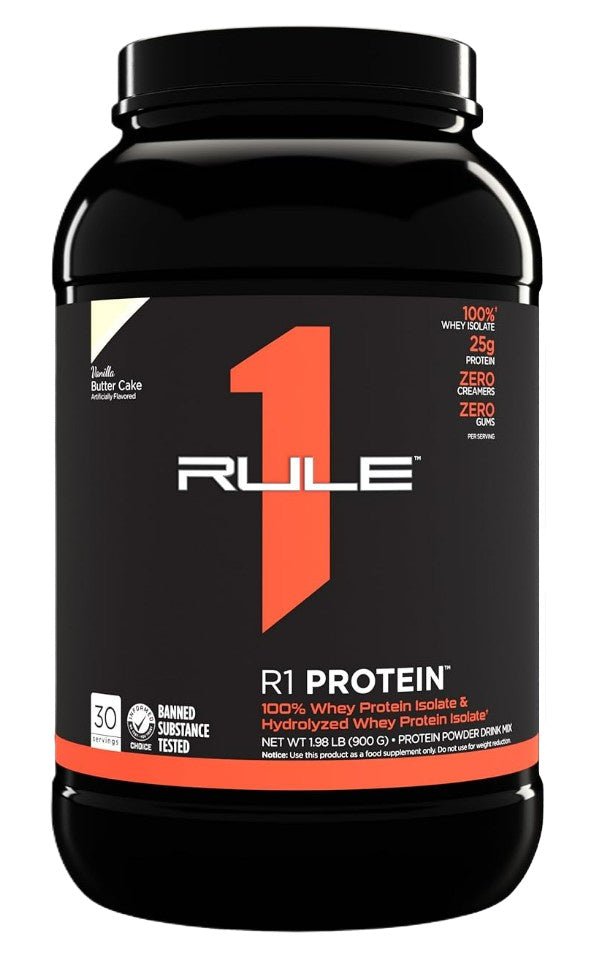 R1 Protein, Vanilla Butter Cake - 900 grams - VitaeSupps