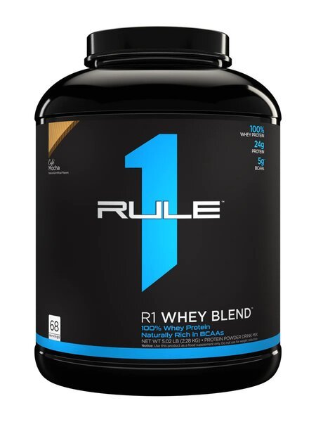 R1 Whey Blend, Cafe Mocha - 2280 grams - VitaeSupps