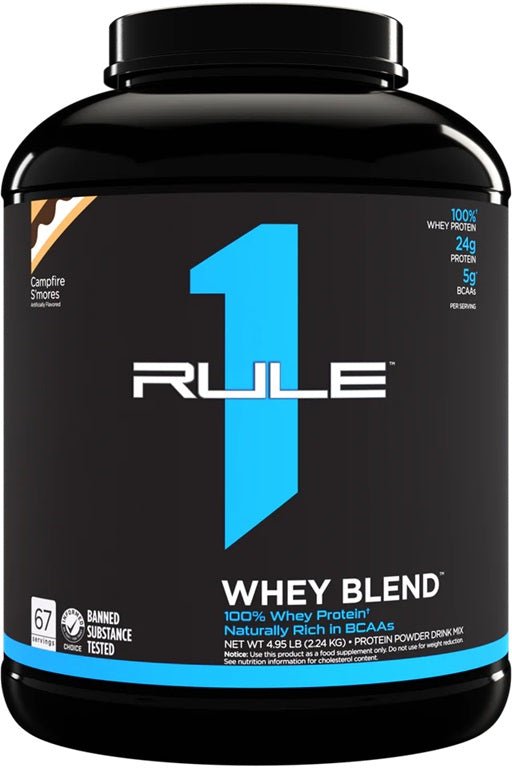 R1 Whey Blend, Campfire S'mores - 2240 grams - VitaeSupps