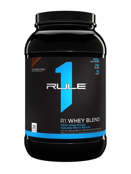 R1 Whey Blend, Chocolate Fudge - 897 grams - VitaeSupps