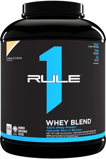 R1 Whey Blend, Cookies & Creme - 2240 grams - VitaeSupps